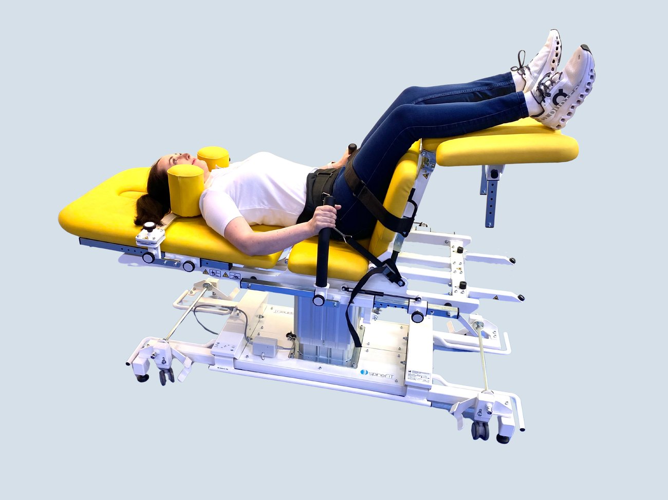 spineFiT Anwendung – aktive Streckbewegung
